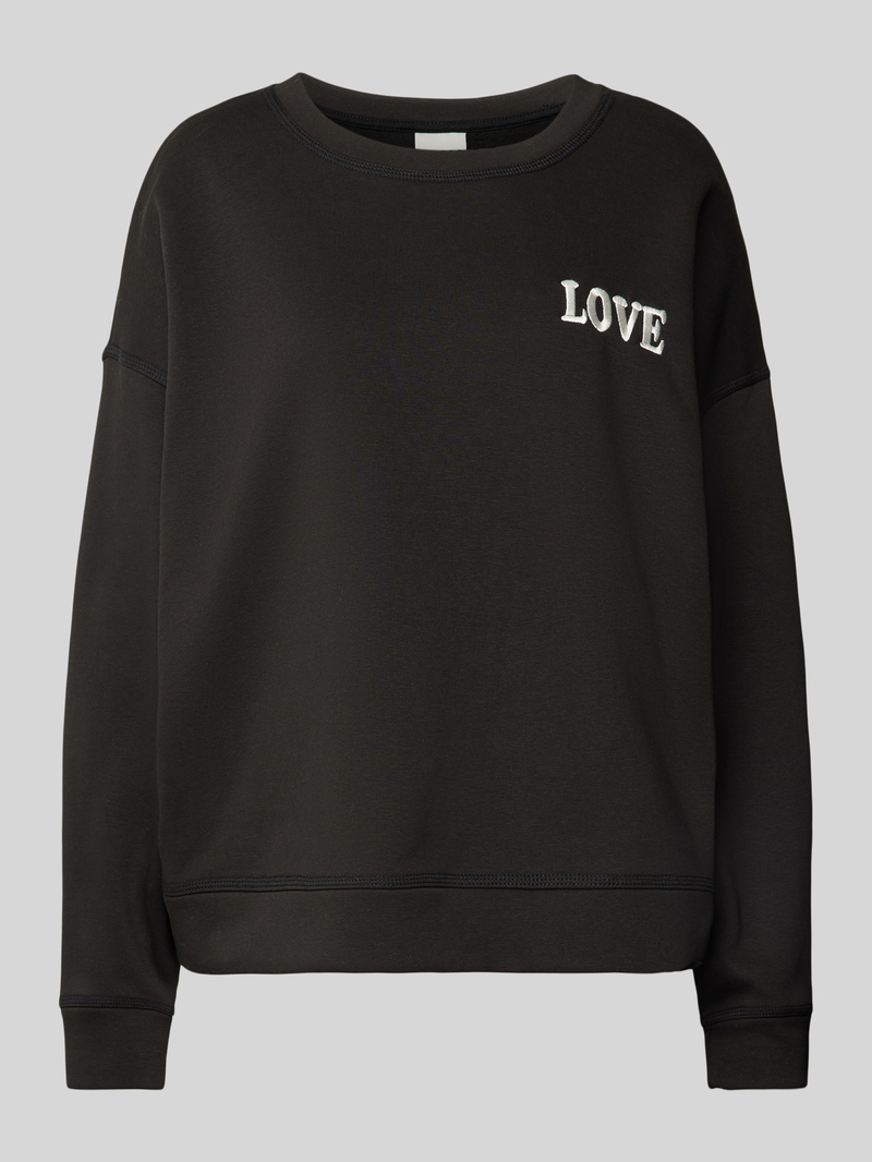 Ichi Sweatshirt met motiefstitching model 'MERELLA'