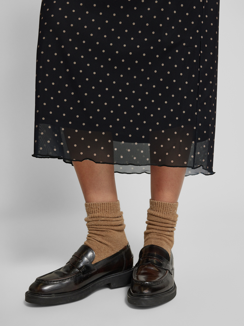 Tom Tailor Denim Mesh midirok met onderrok