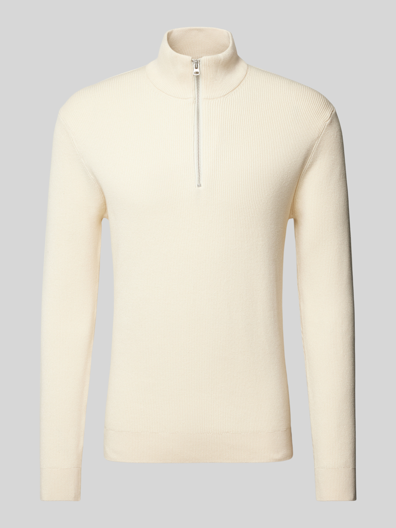 Only & Sons Regular fit gebreide pullover met opstaande kraag, model 'PHIL'