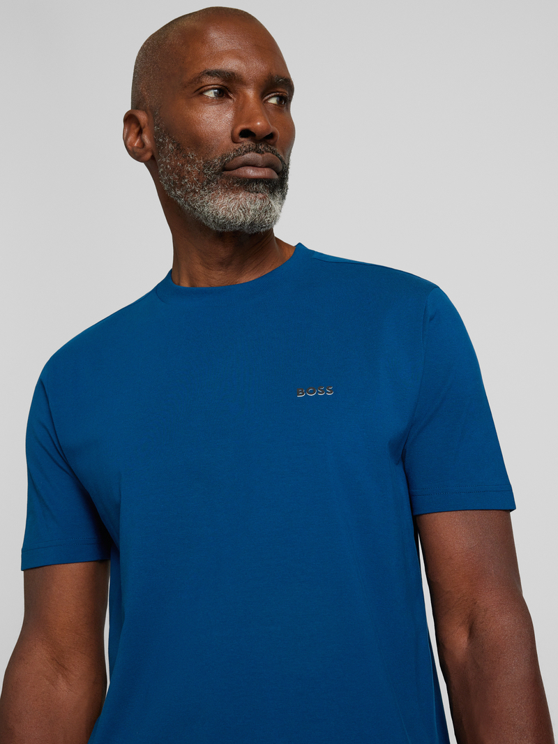 BOSS Green T-shirt met labelprint
