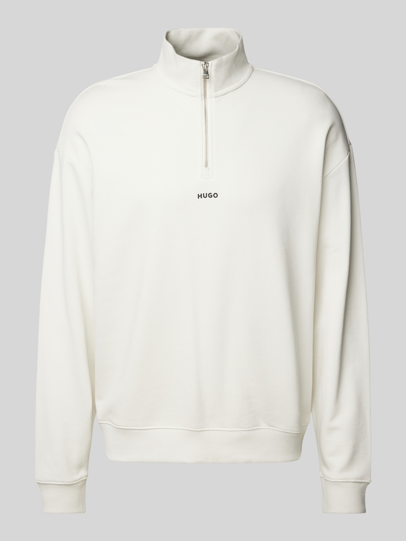 HUGO Sweatshirt met schipperskraag model 'Durty'