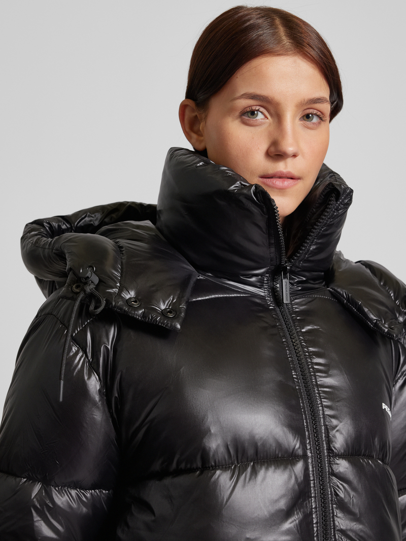 Pegador Gewatteerde lange jas met capuchon model 'IZZY'