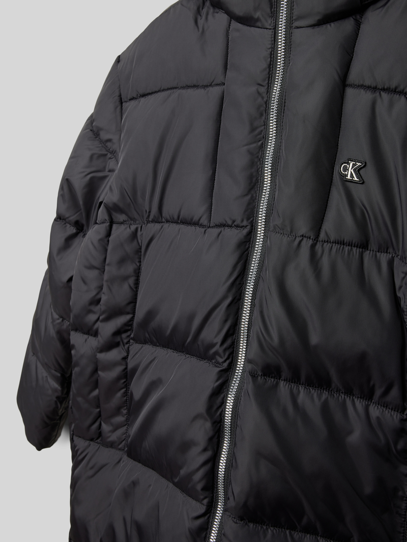 Calvin Klein Jeans Gewatteerd jack met labeldetail model 'ESSENTIAL'
