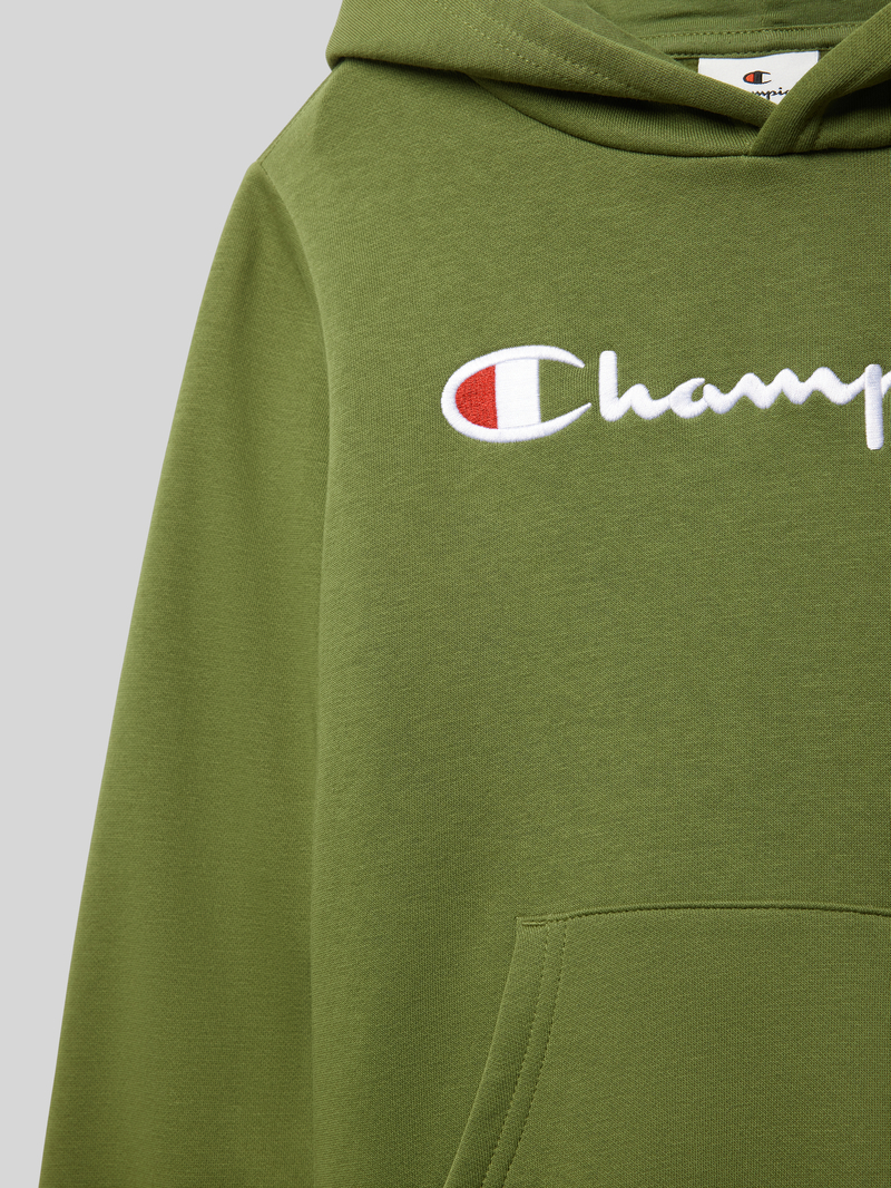 Champion Hoodie met labelstitching