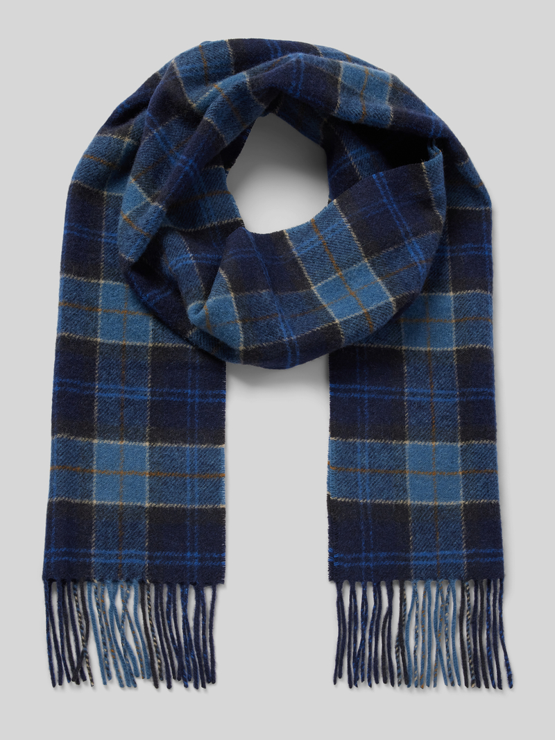 Barbour Sjaal van wol met franjes