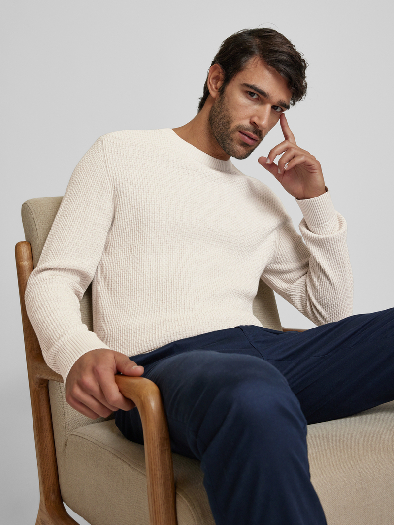 s.Oliver RED LABEL Regular fit pullover met structuurmotief