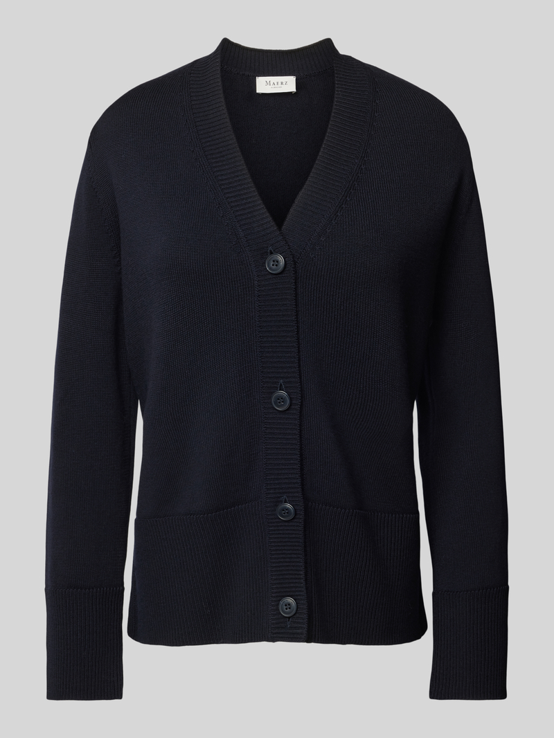 Maerz muenchen Wollen cardigan met V-hals