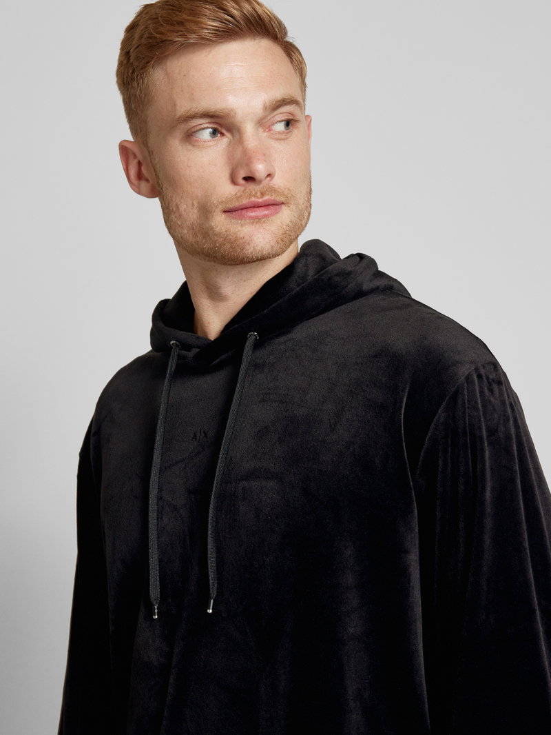 Armani Exchange Hoodie met elastische boorden