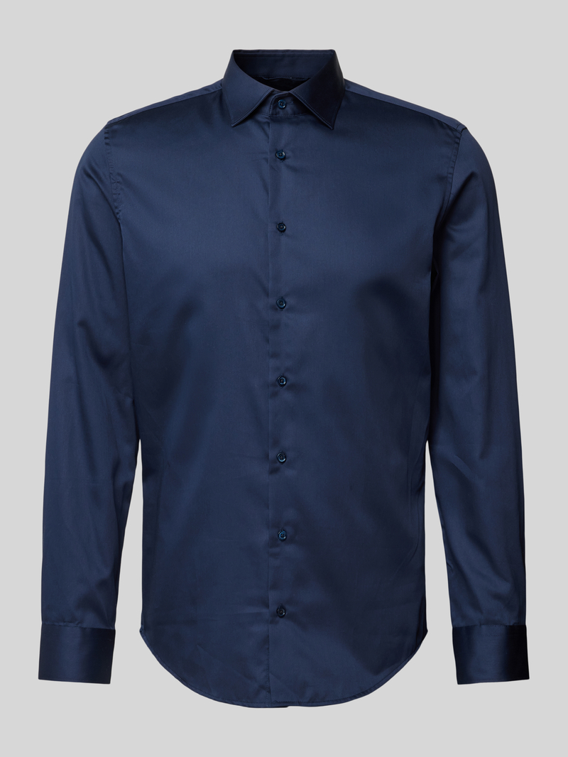seidensticker Slim fit zakelijk overhemd van satijn