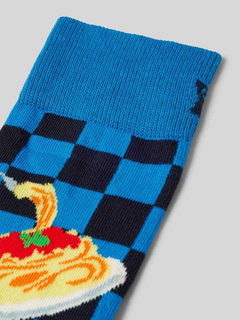 Happy Socks Sokken met labelstitching model 'Dinner'