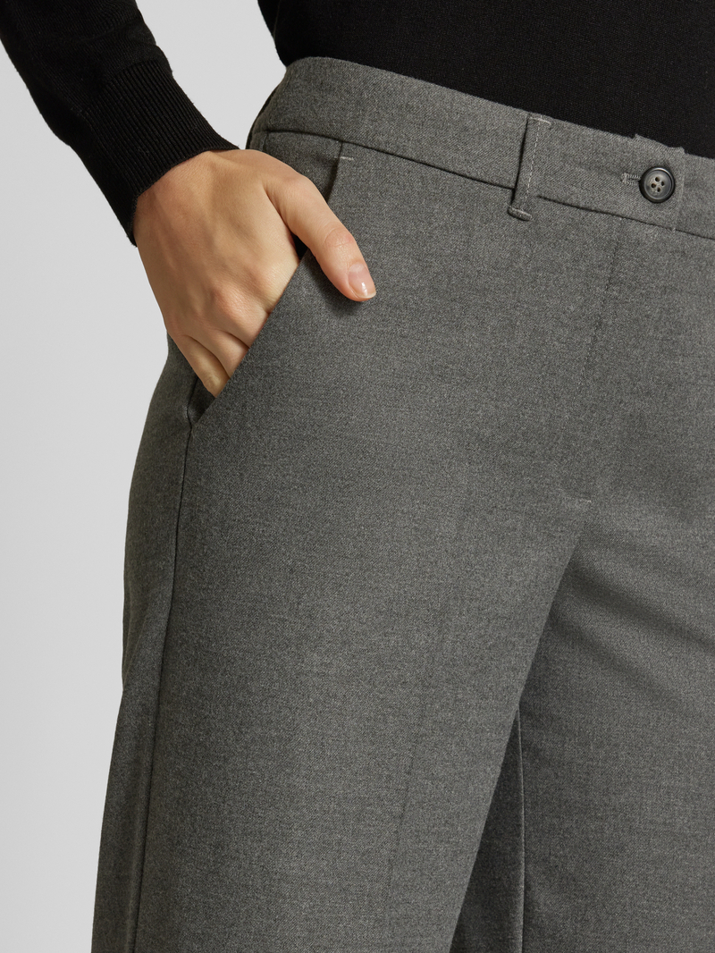 Betty Barclay Wide leg stoffen broek met persplooien