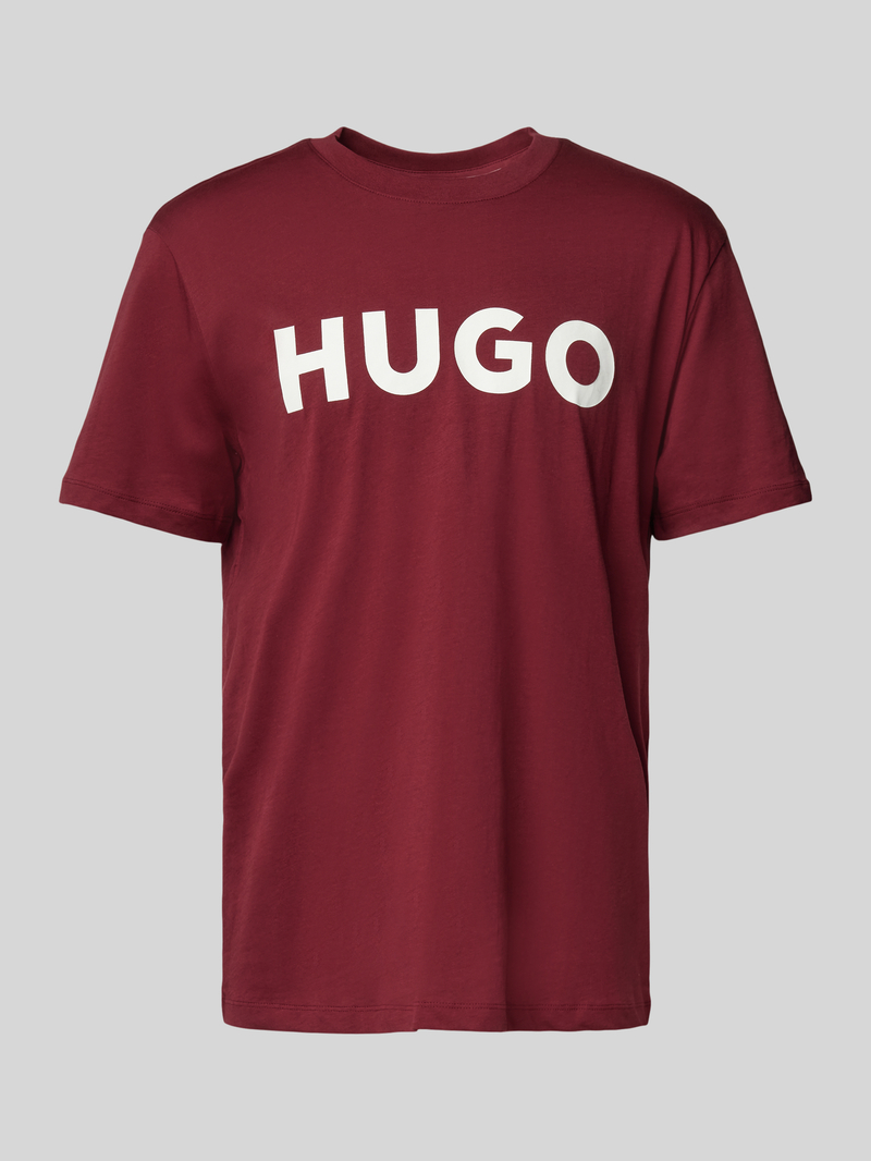 HUGO Oversized T-shirt met ronde hals, model 'DULIVIO'