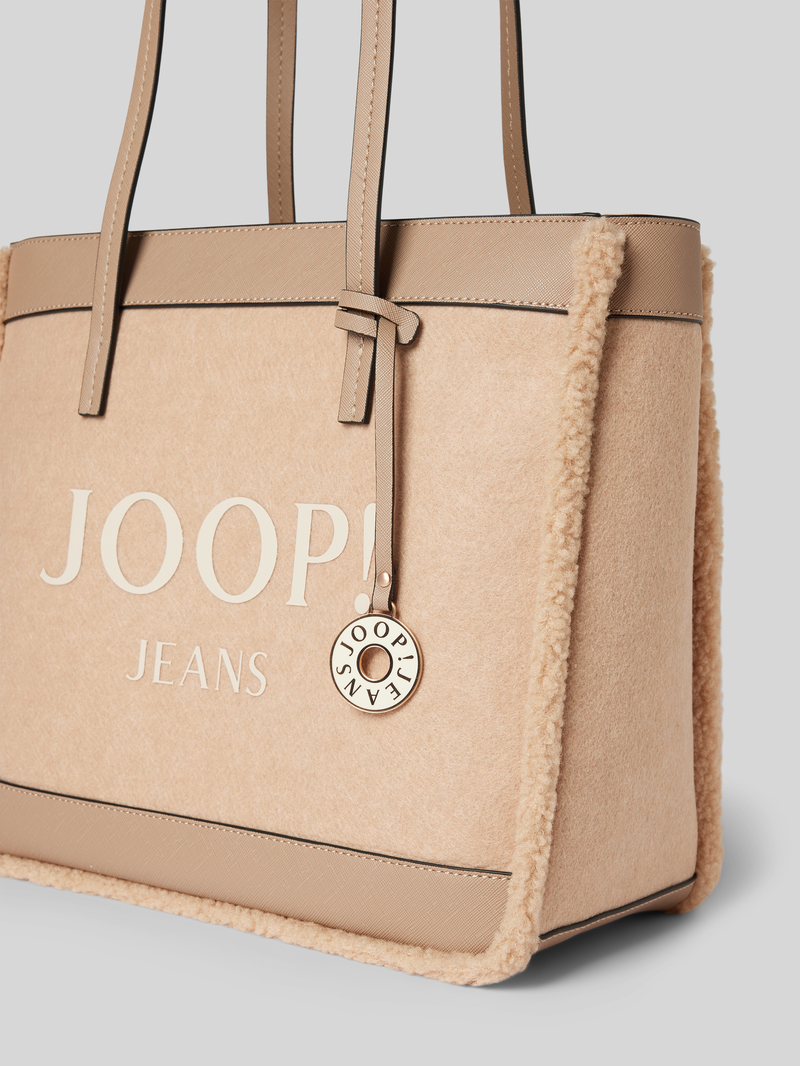 JOOP! JEANS Shopper met imitatiebont model 'calduccio yvette'