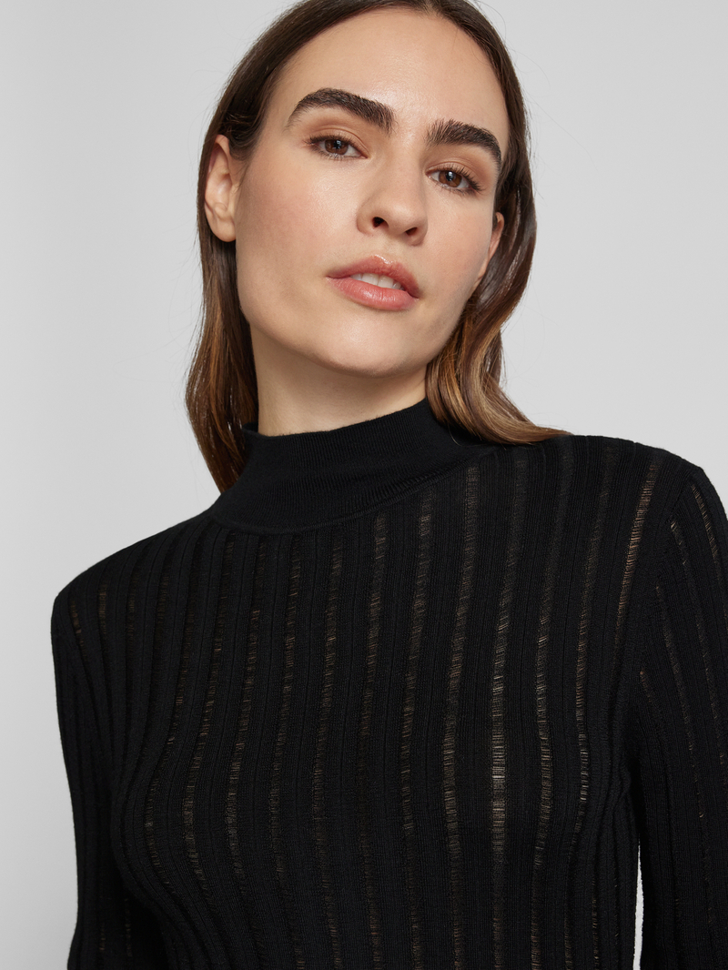 Boss Gebreide pullover met structuurmotief