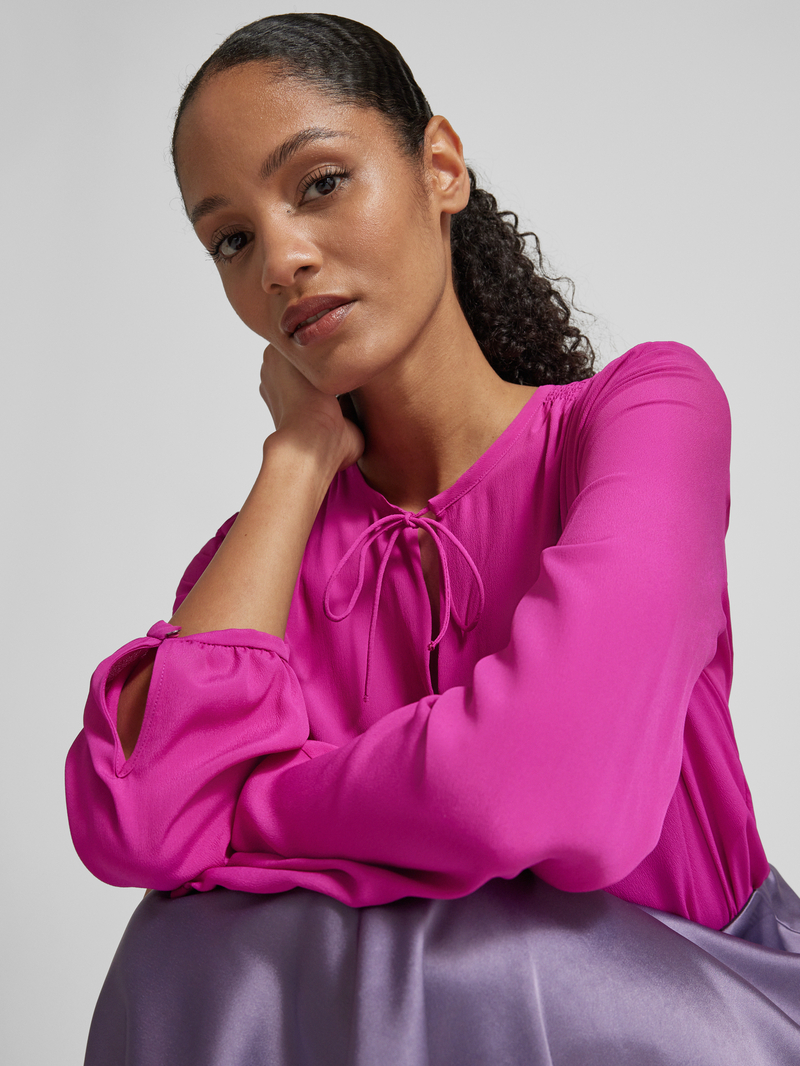 LUISA CERANO Blouseshirt met druppelvormige hals