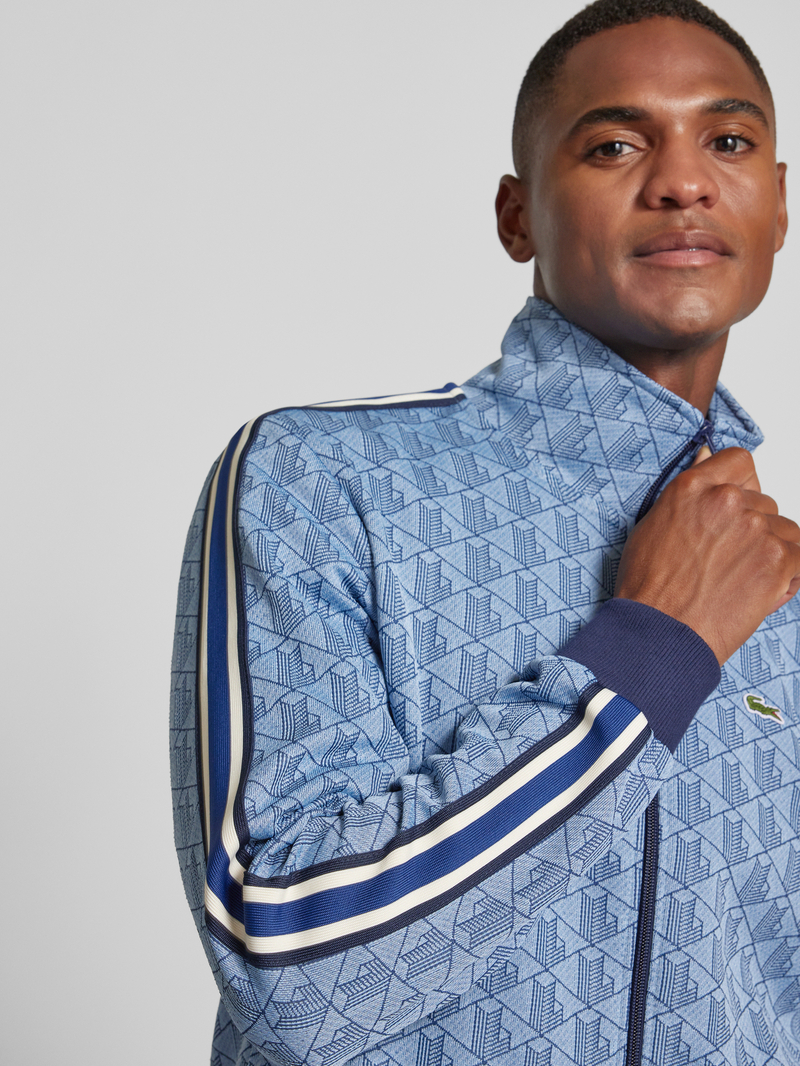 Lacoste Sweatjack met opstaande kraag