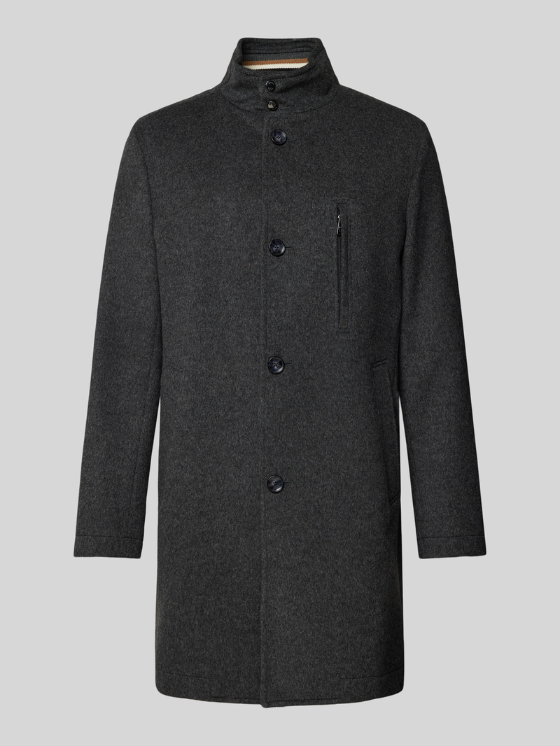 Boss Lange jas met opstaande kraag model 'Hyde'
