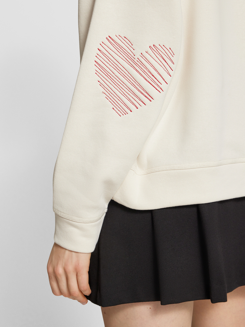 Ichi Sweatshirt met motiefstitching model 'MERELLA'