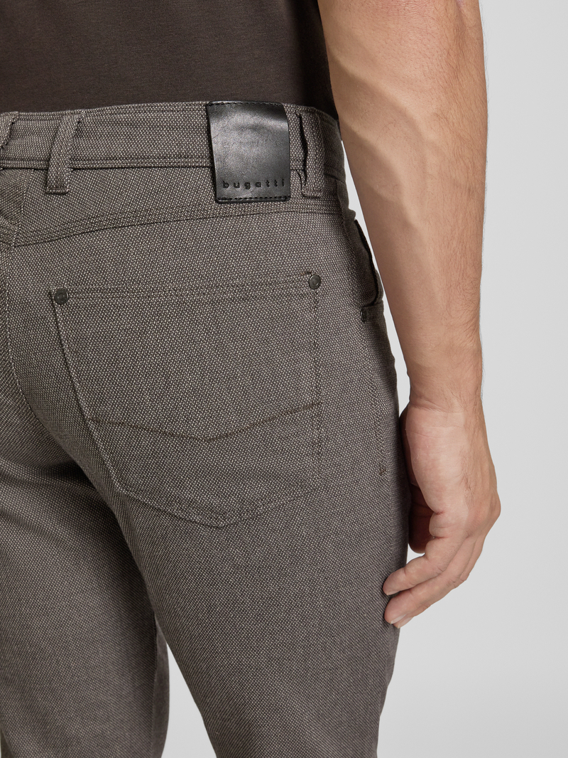 Bugatti Regular fit stoffen broek in 5-pocketmodel model 'Cordoba'