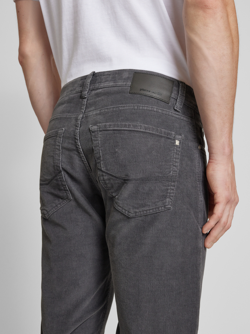 Pierre Cardin Tapered fit corduroy broek model 'Lyon'