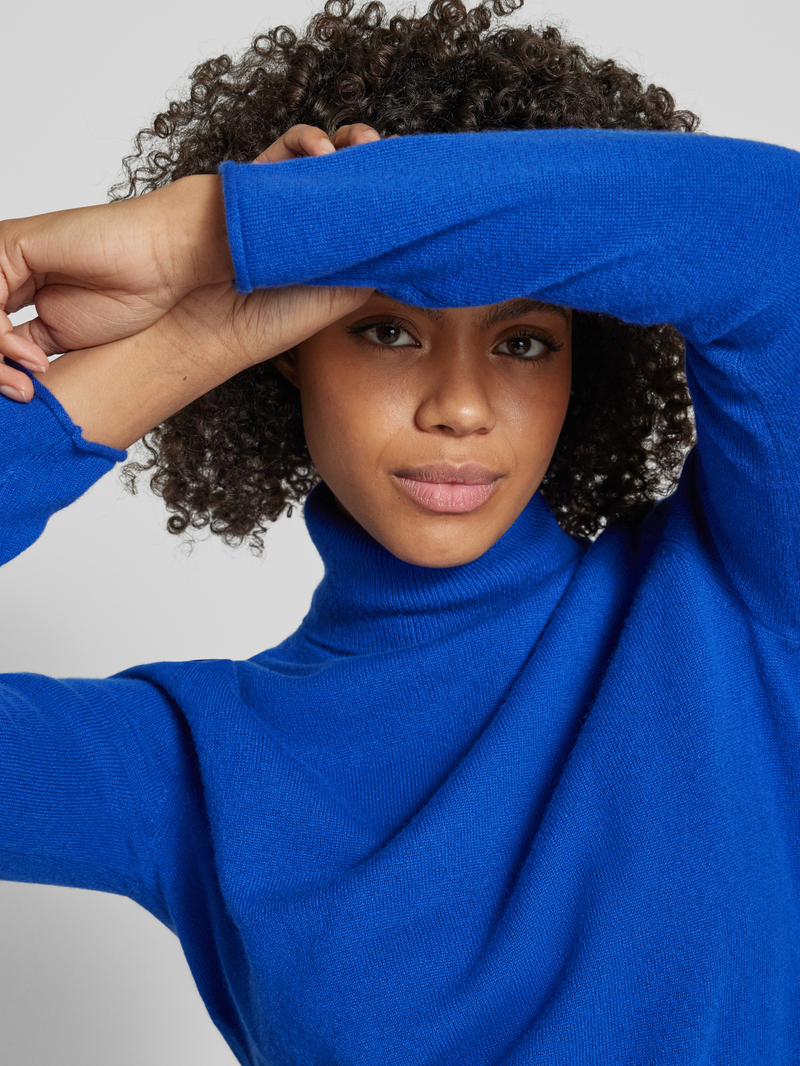 FYNCH-HATTON Gebreide kasjmier pullover met col