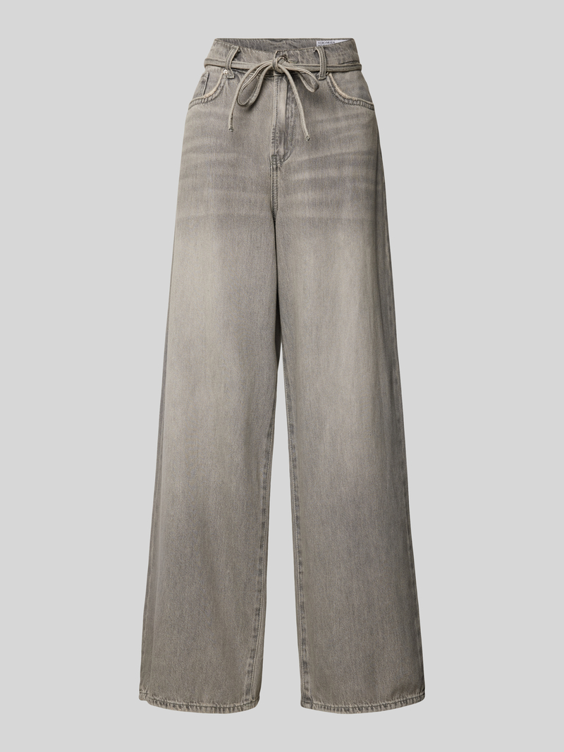 Vero Moda Wide fit jeans met strikceintuur model 'WIEN'