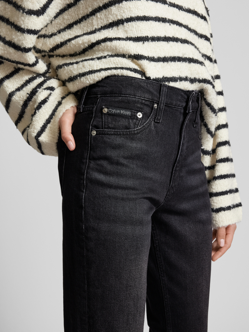 Calvin Klein Jeans Bootcut jeans met labeldetail