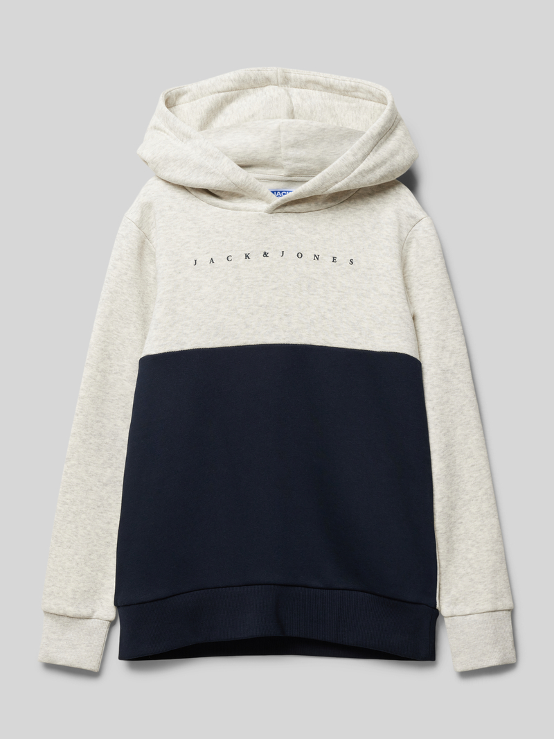 Jack & jones Hoodie met labelprint, model 'STAR'