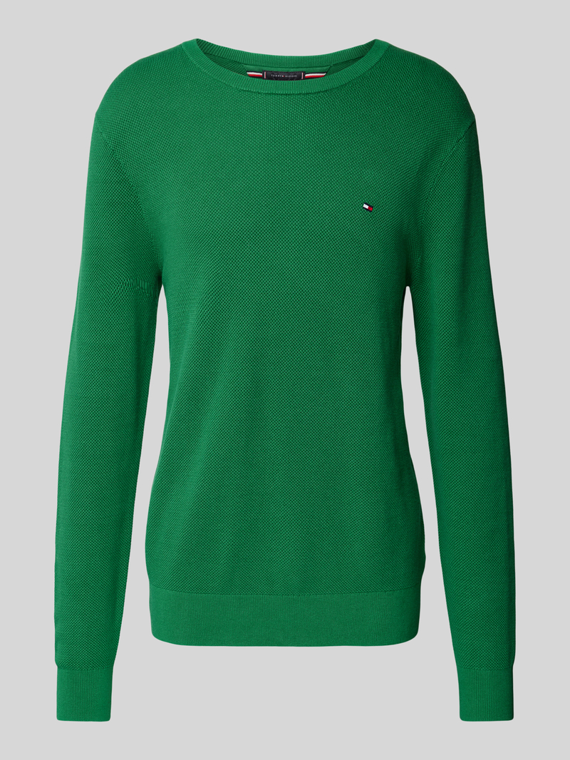 Tommy Hilfiger Gebreide pullover met logostitching