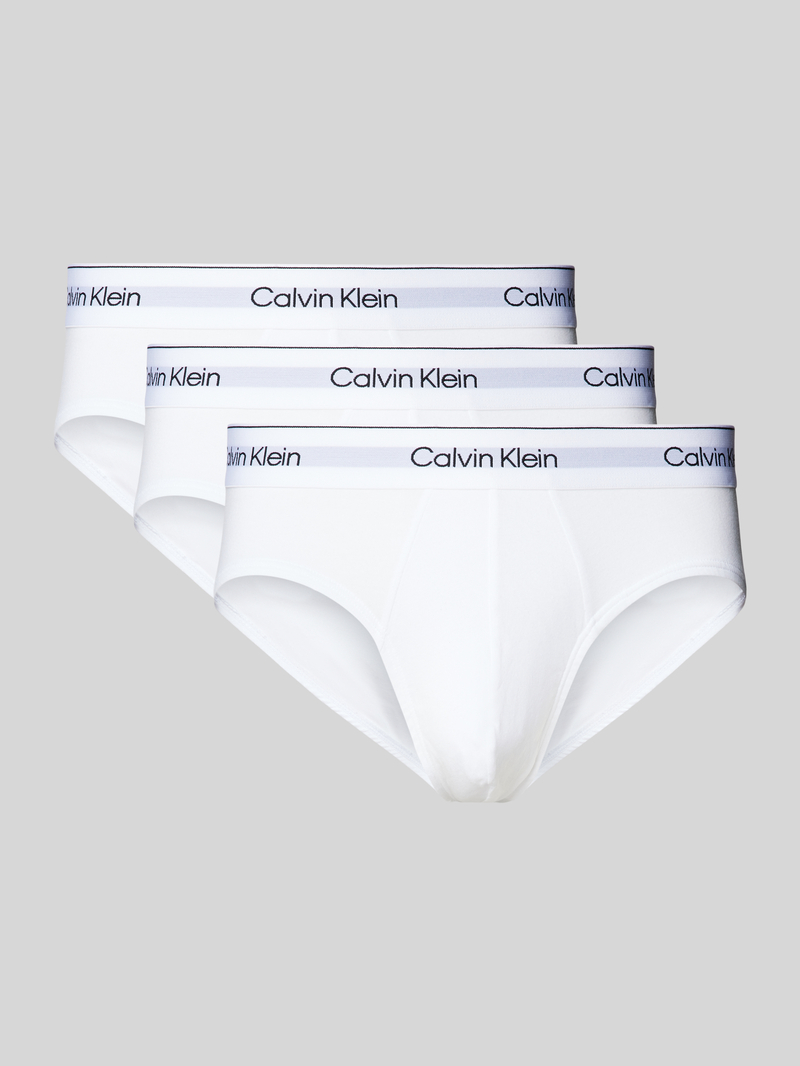 Calvin Klein Underwear Slip met label in band in set van 3 stuks