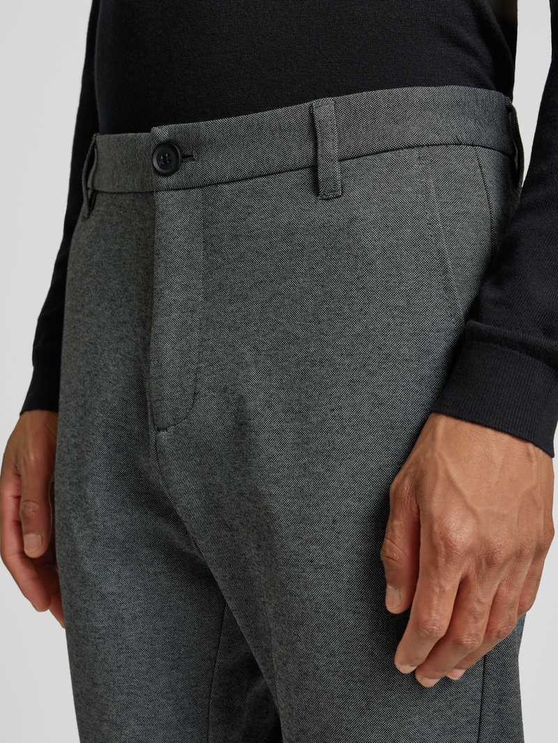 lindbergh Slim fit stoffen broek met verkort model