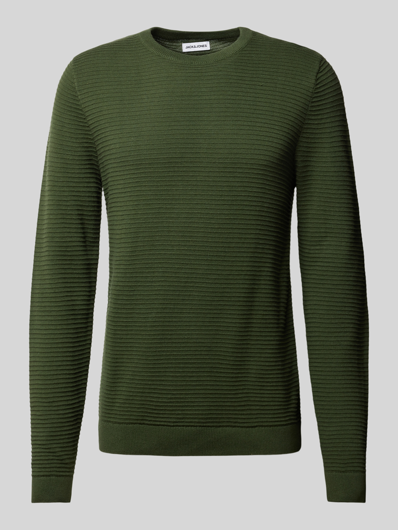 Jack & jones Gebreide pullover met ronde hals, model 'OTTO'