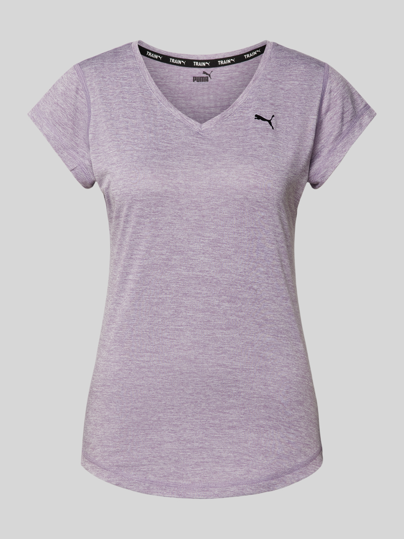 Puma T-shirt met logoprint model 'TRAIN FAV HEATHER CAT'