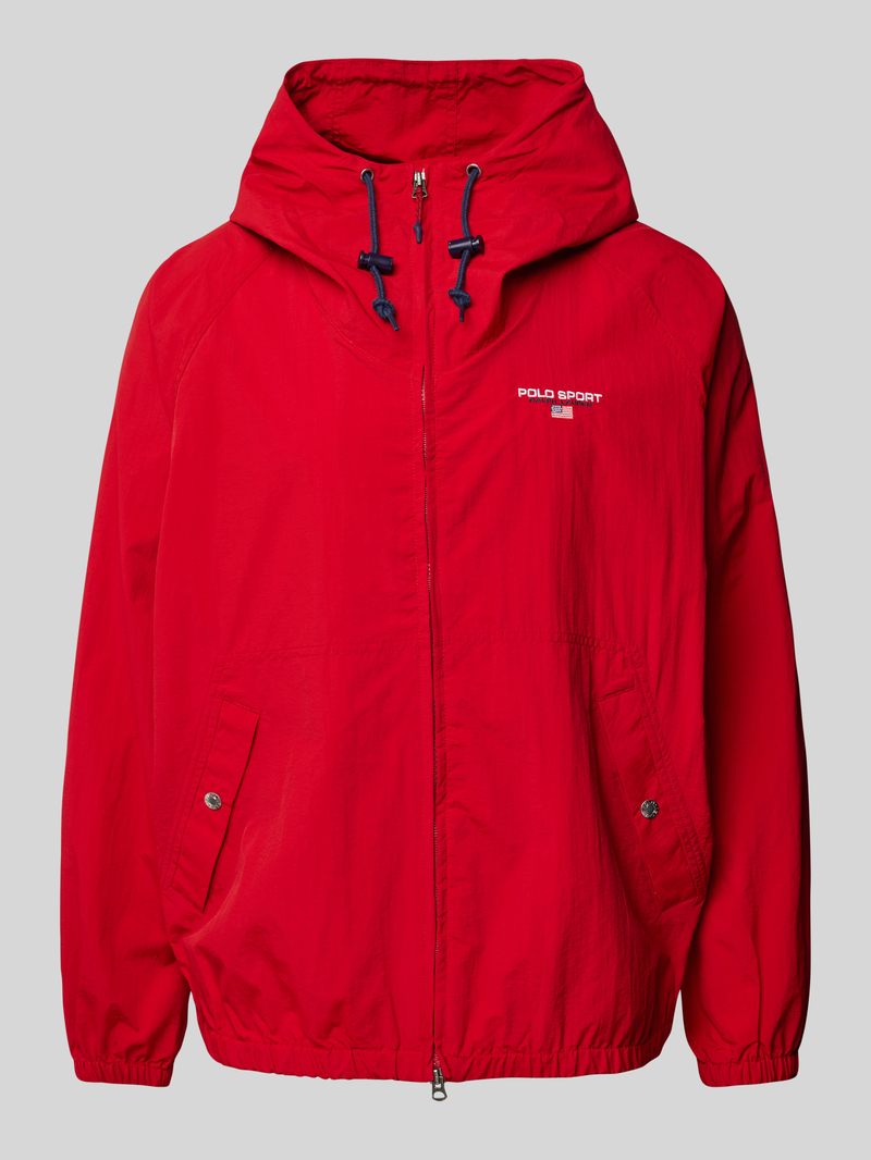 Polo Sport Windbreaker met labelstitching