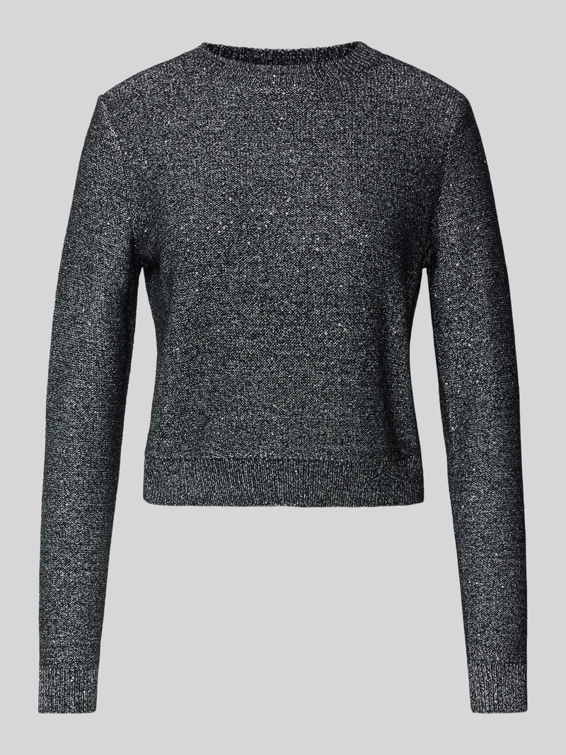 HUGO Gebreide pullover met ribboorden, model 'Suneri'