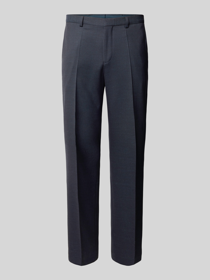 Boss Regular fit pantalon met persplooien model 'Leon'