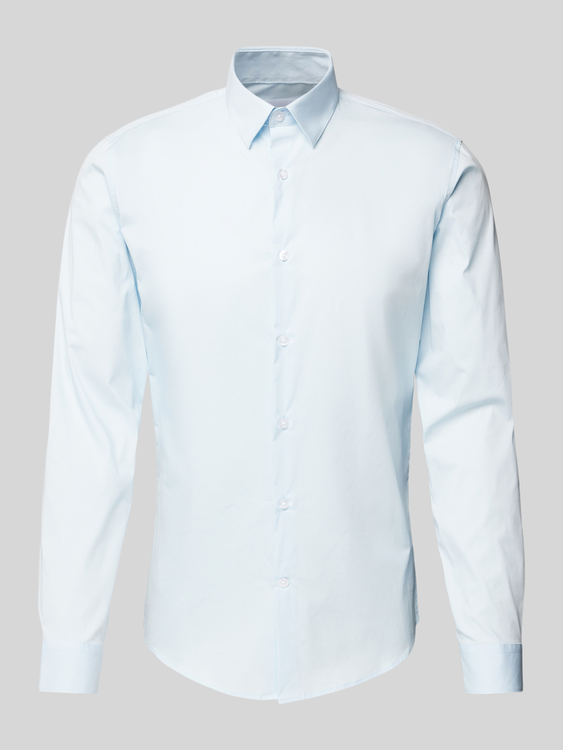 lindbergh Slim fit vrijetijdsoverhemd met kentkraag