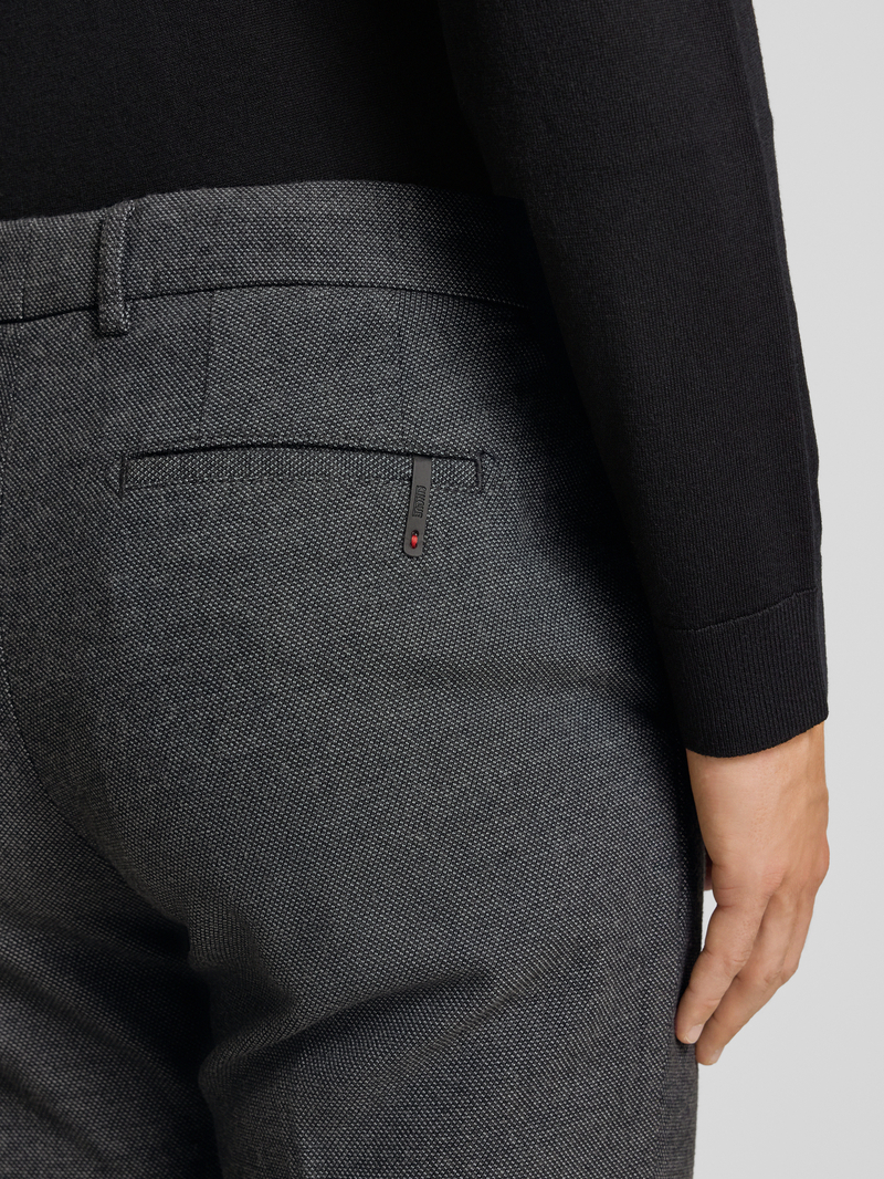 CINQUE Slim fit stoffen broek met persplooien model 'BRAVO'