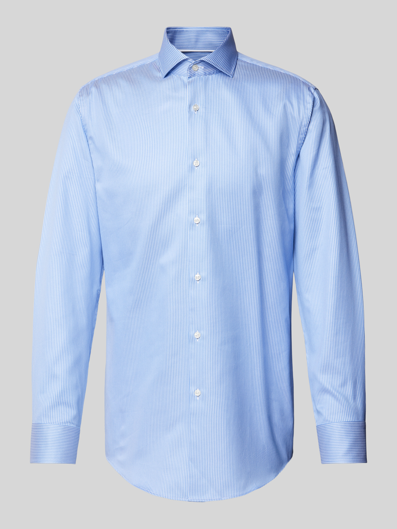 Boss Slim fit zakelijk overhemd met knoopsluiting model 'Hank'