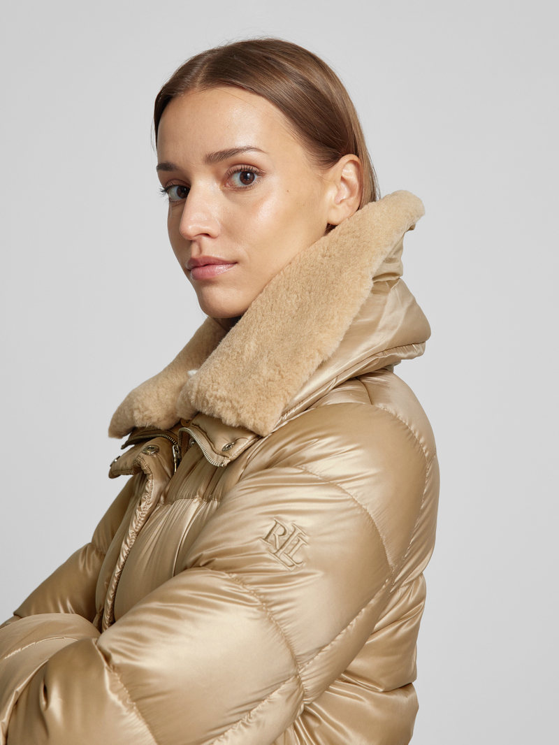 Lauren Ralph Lauren Gewatteerd jack met tailleband