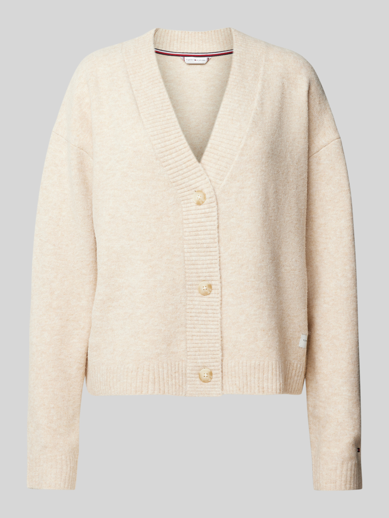 Tommy Hilfiger Gebreide cardigan met labelpatch