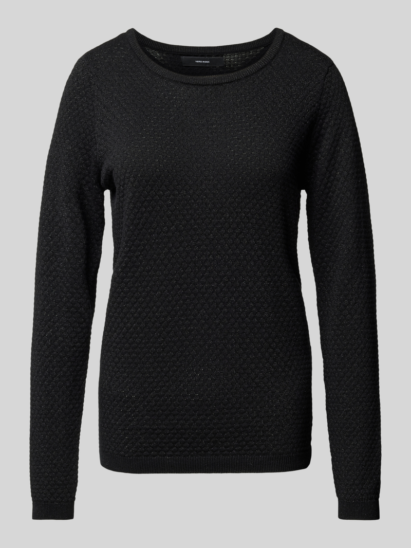 Vero Moda Regular fit gebreide pullover met effectgaren, model 'CARE SHINE'