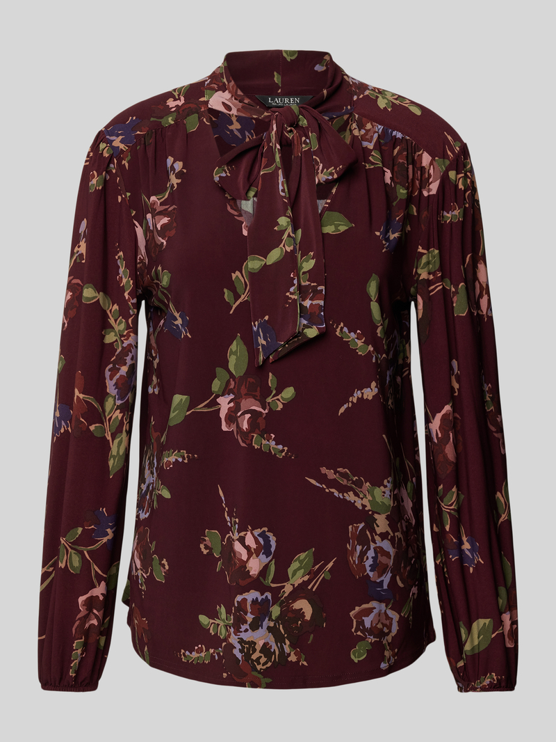 Lauren Ralph Lauren Regular fit blouse met strikdetail model 'RUSHBE'