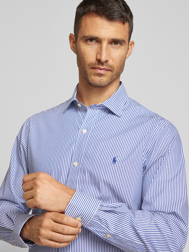 Polo Ralph Lauren Slim fit zakelijk overhemd met logostitching