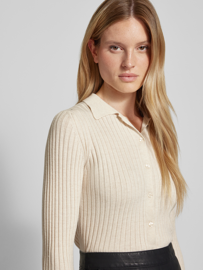 Soyaconcept Gebreid jack met knoopsluiting model 'FETIMA'