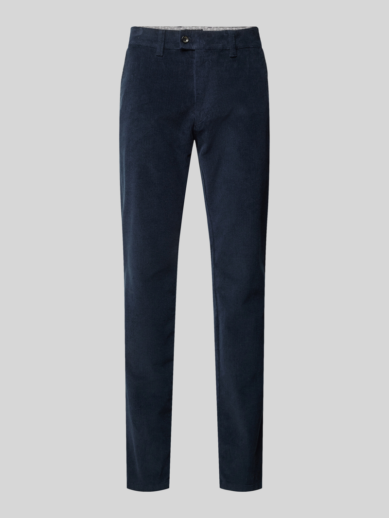 Eurex By Brax Regular fit corduroy broek met steekzakken, model 'JIM'