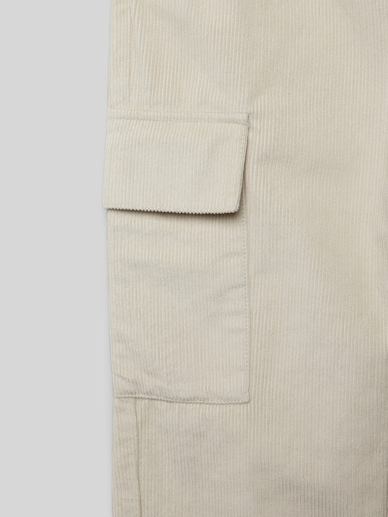 Calvin Klein Jeans Straight fit broek met labelpatch model 'CORDUROY'