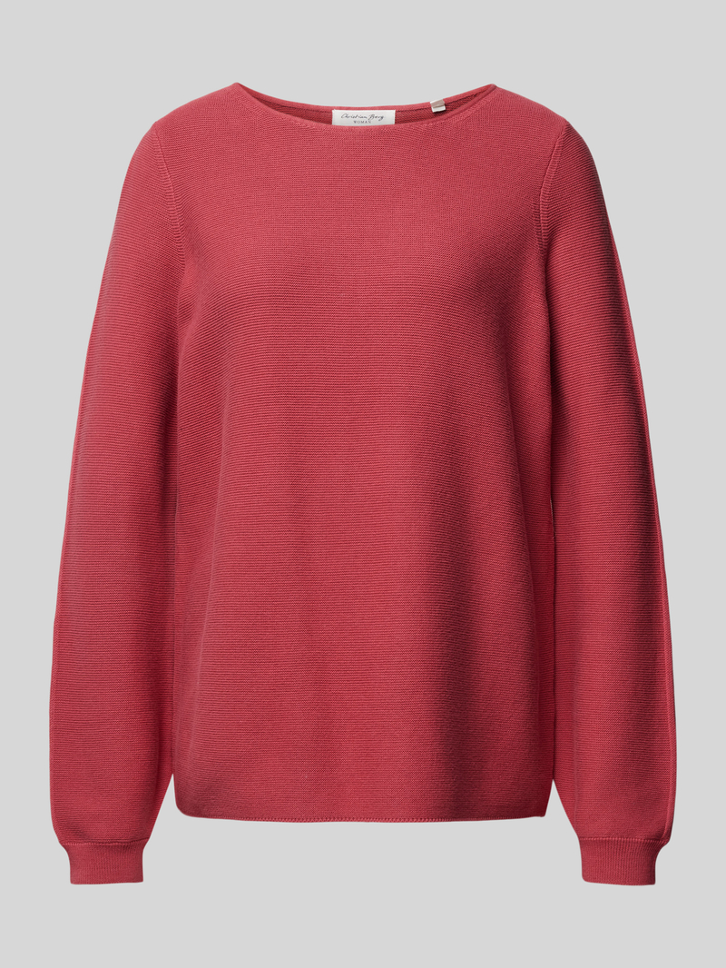 Christian Berg Woman Gebreide pullover met ronde hals