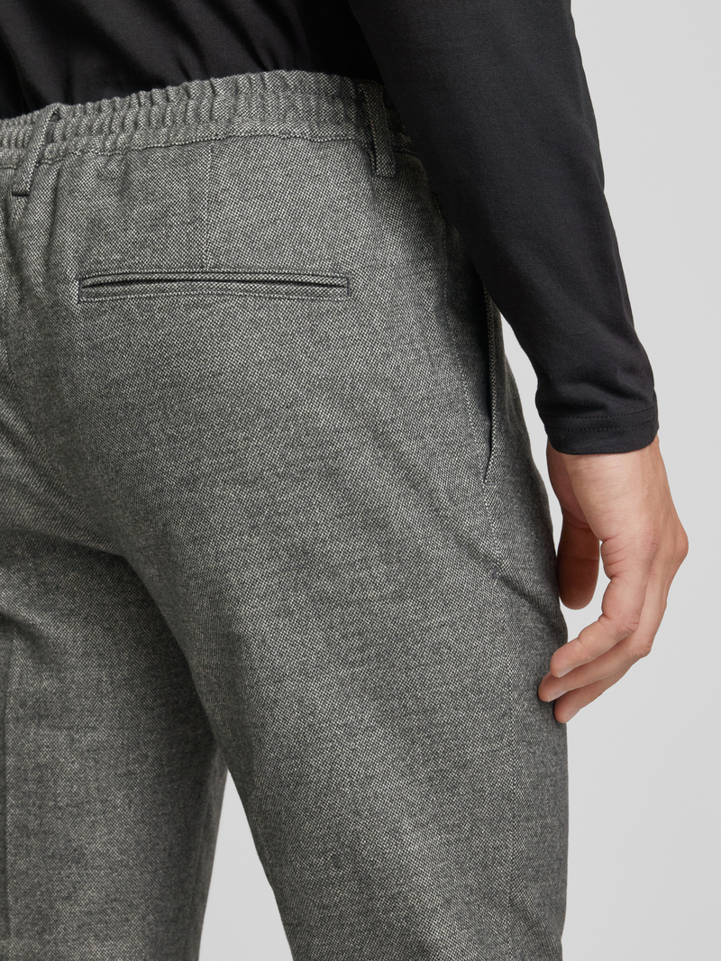 Profuomo Regular fit broek met elastische band