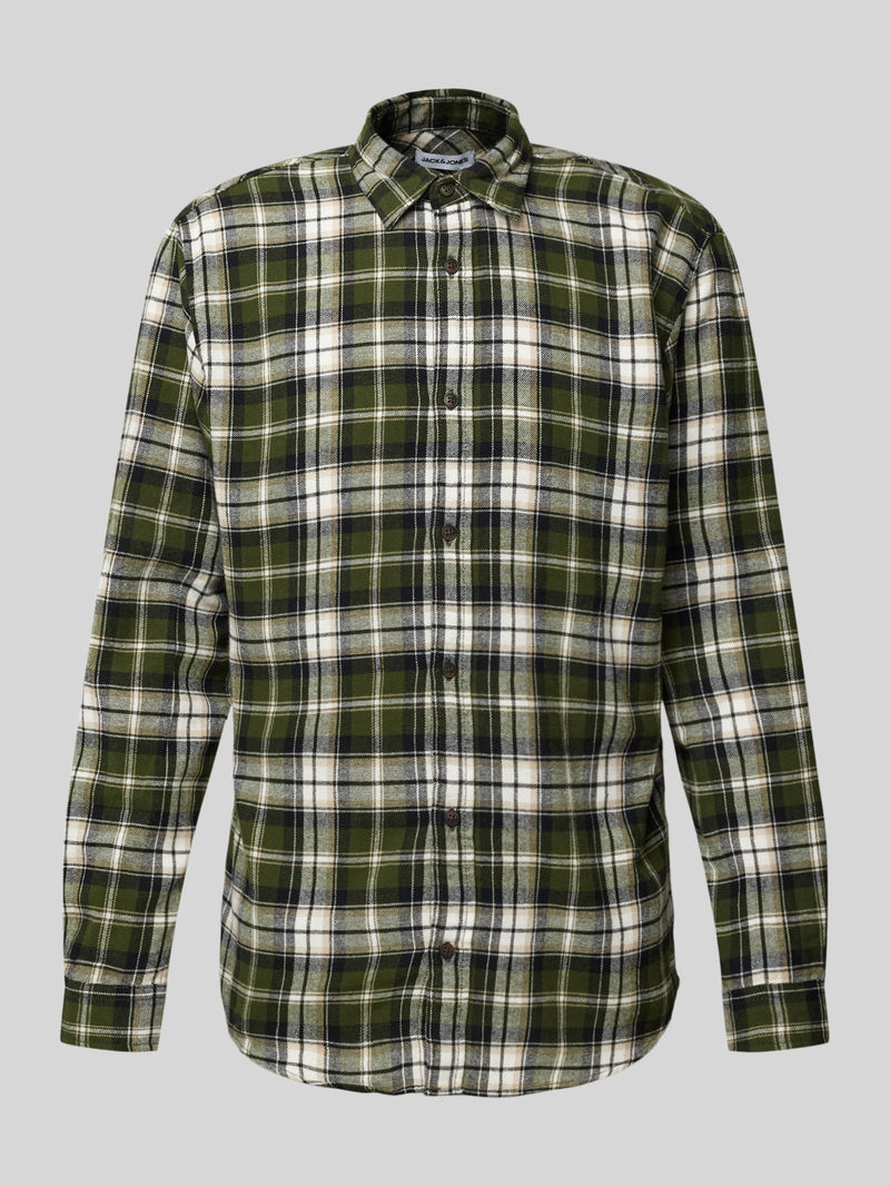jack & jones Regular fit vrijetijdsoverhemd met kentkraag model 'JOSHUA'